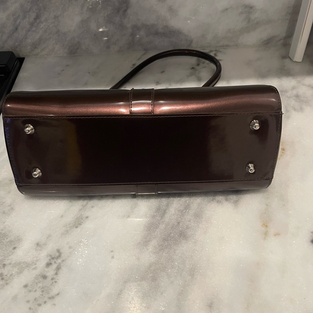Beijo Glossy Chocolate Shoulder Bag - Picture 3 of 4